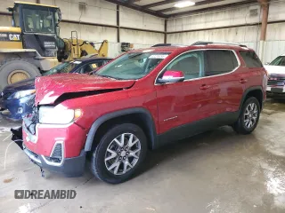 2021 GMC Acadia SLT with VIN 1GKKNMLSXMZ118383, listed as a Copart auction lot 43206095 with 109,256 mi miles and Salvage Title. Bid and sale history available at carsss.com. Image 1.