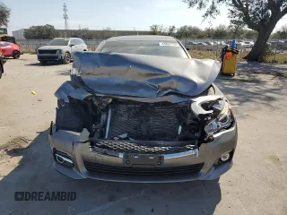2016 Infiniti Q50 2.0t Premium with VIN JN1CV7AR1GM252284, listed as a Copart auction lot 43807775 with 107,735 mi miles and Salvage Title. Bid and sale history available at carsss.com. Image 5.