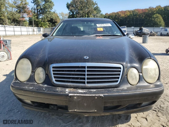 2002 Mercedes-Benz CLK-Class with VIN WDBLJ65GX2F199074, listed as a Copart auction lot 75226124 with 0 mi miles and Clean Title. Bid and sale history available at carsss.com. Image 5.