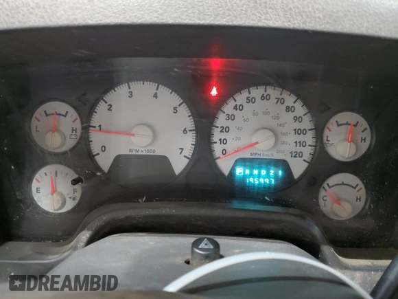 2007 Dodge Ram 2500 ST with VIN 3D7KS26D77G791423, listed as a Copart auction lot 51070605 with 195,997 mi miles and Clean Title. Bid and sale history available at carsss.com. Image 9.