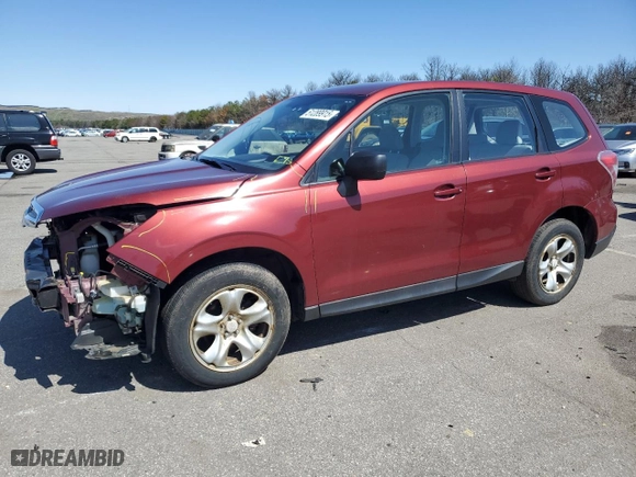 2014 Subaru Forester 2.5i with VIN JF2SJAAC9EH435579, listed as a Copart auction lot 51289915 with 88,053 mi miles and Salvage Title. Bid and sale history available at carsss.com. Image 1.
