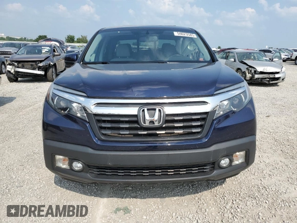2019 Honda Ridgeline RTL-T with VIN 5FPYK3F69KB033438, listed as a Copart auction lot 59023585 with 82,856 mi miles and Salvage title. Bid and sale history available at DreamBid. Image 5.