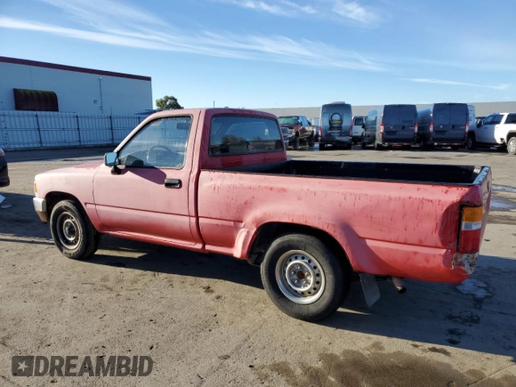 1991 Toyota Pickup z VIN JT4RN81AXM0072912, wystawiony jako Copart lot #86072004 z przebiegiem 210 493 mil mil oraz Szkoda całkowita • Salvage title. Historia ofert i sprzedaży dostępna na DreamBid. Obrazek 2.