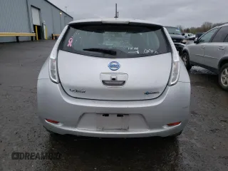 2015 Nissan LEAF SV with VIN 1N4AZ0CP6FC324845, listed as a Copart auction lot 43324283 with 53,815 mi miles. Bid and sale history available at carsss.com. Image 6.