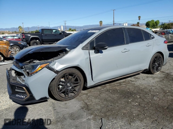2021 Toyota Corolla SE with VIN 5YFM4MCE8MP096430, listed as a Copart auction lot 83897344 with 68,081 mi miles and Salvage Title. Bid and sale history available at carsss.com. Image 1.