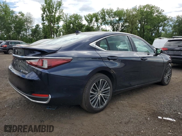 2022 Lexus ES 250 with VIN 58AD11D10NU009079, listed as a Copart auction lot 58255704 with 24,782 mi miles and Non repairable. Bid and sale history available at DreamBid. Image 3.