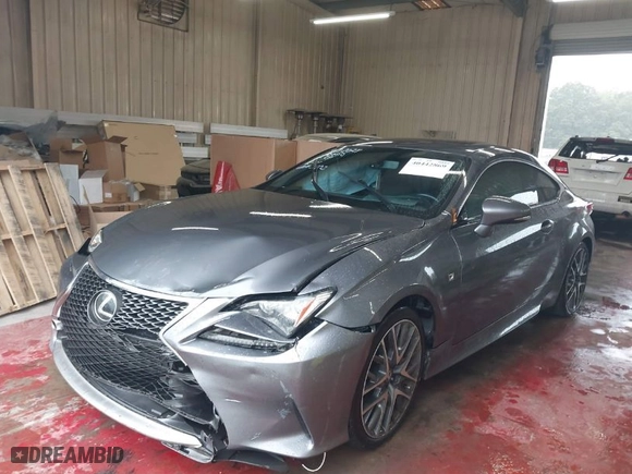 2016 Lexus RC 200t with VIN JTHHA5BC8G5003602, listed as a IAAI auction lot 40442869 with 125,358 mi miles. Bid and sale history available at carsss.com. Image 2.