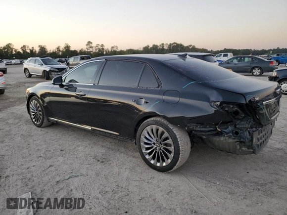 2018 Genesis G90 Premium z VIN KMHG34JA7JU039128, wystawiony jako Copart lot #80633884 z przebiegiem 64 753 mil mil oraz Szkody całkowita. Historia ofert i sprzedaży dostępna na DreamBid. Obrazek 2.