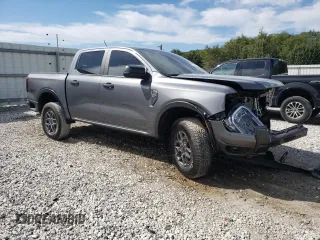 2024 Ford Ranger XLT with VIN 1FTER4HH2RLE19654, listed as a Copart auction lot 73572574 with 2,941 mi miles and Salvage Title. Bid and sale history available at carsss.com. Image 4.