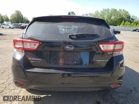 2019 Subaru Impreza with VIN 4S3GTAA69K3700616, listed as a Copart auction lot 61493095 with 71,381 mi miles and Salvage title. Bid and sale history available at DreamBid. Image 6.