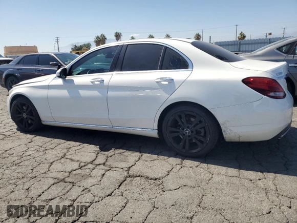 2018 Mercedes-Benz C 300 with VIN 55SWF4JBXJU240593, listed as a Copart auction lot 63388565 with 85,200 mi miles and Salvage title. Bid and sale history available at DreamBid. Image 2.