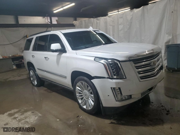 2019 Cadillac Escalade Platinum with VIN 1GYS4DKJ6KR190325, listed as a Copart auction lot 46268115 with 73,725 mi miles and Salvage Title. Bid and sale history available at carsss.com. Image 4.