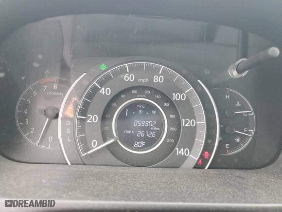 2015 Honda CR-V EX with VIN 3CZRM3H54FG710143, listed as a Copart auction lot 53399105 with 59,302 mi miles and Salvage Title. Bid and sale history available at carsss.com. Image 9.