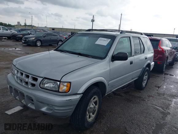2001 Isuzu Rodeo S with VIN 4S2DM58WX14352481, listed as a IAAI auction lot 42152621 with 162,696 mi miles. Bid and sale history available at carsss.com. Image 2.
