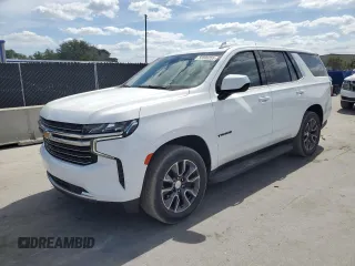 2022 Chevrolet Tahoe Commercial z VIN 1GNSCLED9NR251641, wystawiony jako Copart lot #55500355 z przebiegiem 34 695 mil mil oraz Czysty tytuł • Clean title. Historia ofert i sprzedaży dostępna na DreamBid. Obrazek 1.