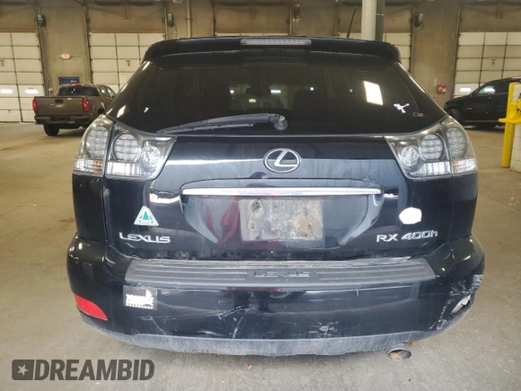 2006 Lexus RX 400h with VIN JTJHW31UX60025319, listed as a Copart auction lot 55894495 with 309,443 mi miles and Clean Title. Bid and sale history available at DreamBid. Image 6.