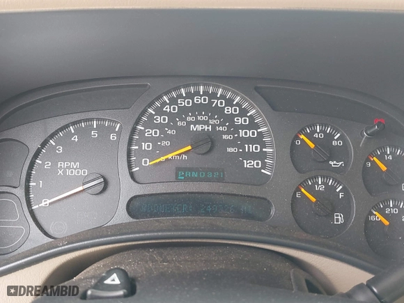 2004 Chevrolet Tahoe LT with VIN 1GNEC13Z74R137135, listed as a IAAI auction lot 41805414 with 249,326 mi miles. Bid and sale history available at carsss.com. Image 7.