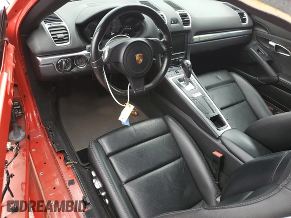 2016 Porsche Cayman S with VIN WP0AB2A80GK185261, listed as a Copart auction lot 52135744 with 80,607 mi miles and . Bid and sale history available at DreamBid. Image 8.