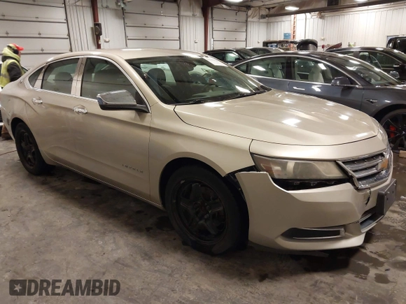 2014 Chevrolet Impala LS with VIN 2G11Y5SL6E9177661, listed as a IAAI auction lot 41565926 with 135,308 mi miles and . Bid and sale history available at DreamBid. Image 1.