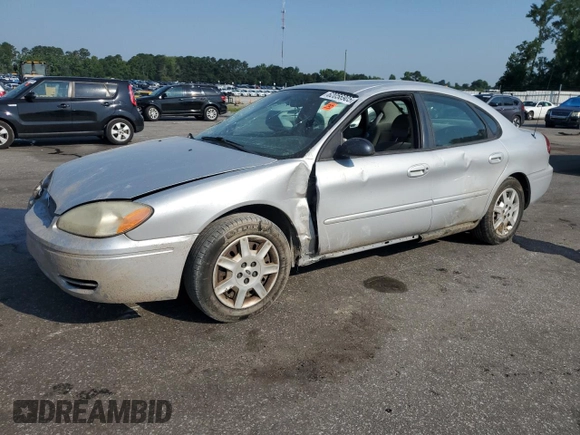 2006 Ford Taurus SE с VIN 1FAFP53UX6A124156, выставлен на аукционе Copart как лот 62056905 с пробегом 121 043 миль миль и Списание • Salvage title. История ставок и продаж доступна на DreamBid. Изображение 1.