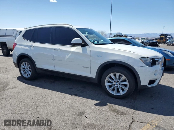 2016 BMW X3 sDrive28i with VIN 5UXWZ7C56G0R32308, listed as a Copart auction lot 49641825 with 170,266 mi miles and Salvage Title. Bid and sale history available at DreamBid. Image 4.