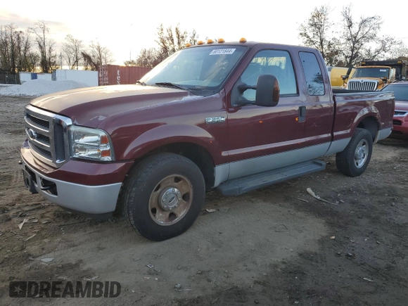2007 Ford Super Duty F-250 XL with VIN 1FTNX20567EA06262, listed as a Copart auction lot 80121844 with 113,572 mi miles and Clean Title. Bid and sale history available at carsss.com. Image 1.