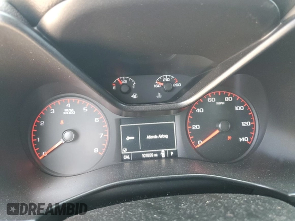 2016 GMC Canyon 2WD with VIN 1GTG5BEA8G1205647, listed as a Copart auction lot 67400394 with 101,859 mi miles and Salvage Title. Bid and sale history available at carsss.com. Image 9.