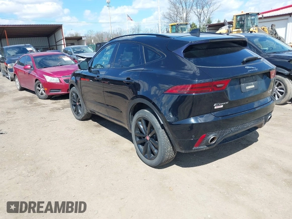 2020 Jaguar E-Pace R-Dynamic SE with VIN SADFL2GX3L1Z91231, listed as a IAAI auction lot 41889819 with 49,146 mi miles and . Bid and sale history available at DreamBid. Image 3.