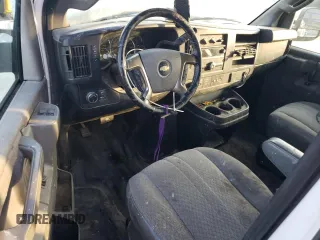 2018 Chevrolet Express Cargo Van with VIN 1GCWGAFG2J1202902, listed as a Copart auction lot 51270965 with 0 mi miles and Salvage Title. Bid and sale history available at carsss.com. Image 8.