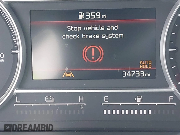 2023 Kia Sorento EX with VIN KNDRHDLG9P5159354, listed as a IAAI auction lot 42559220 with 34,733 mi miles and . Bid and sale history available at DreamBid. Image 15.