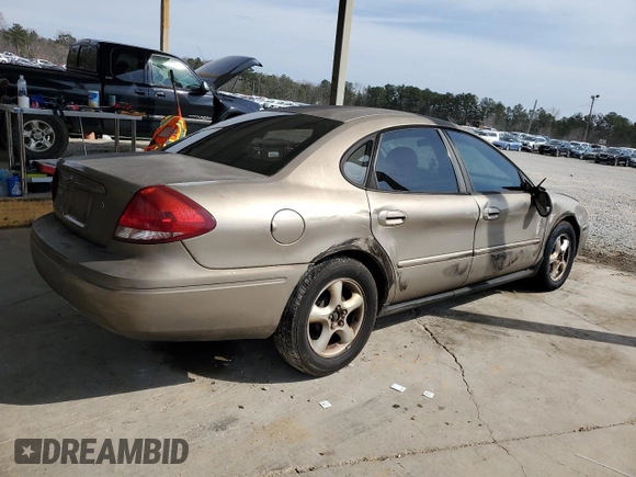 2004 Ford Taurus SES with VIN 1FAFP55UX4A170435, listed as a Copart auction lot 46819055 with 334,774 mi miles and Salvage Title. Bid and sale history available at DreamBid. Image 3.