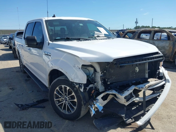 2020 Ford F-150 XL with VIN 1FTEW1C58LKE34712, listed as a IAAI auction lot 41674902 with 41,287 mi miles. Bid and sale history available at carsss.com. Image 1.