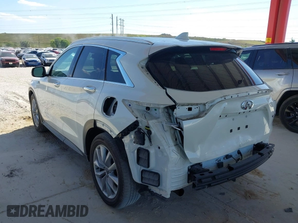 2020 Infiniti QX50 Luxe with VIN 3PCAJ5M16LF112261, listed as a IAAI auction lot 41796292 with 40,095 mi miles and . Bid and sale history available at DreamBid. Image 3.