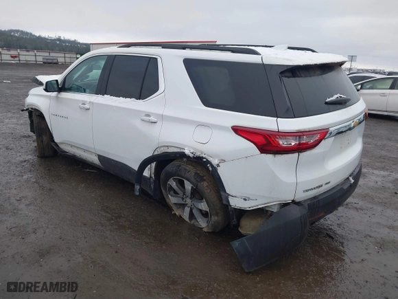 2019 Chevrolet Traverse LT Leather with VIN 1GNEVHKW4KJ280629, listed as a IAAI auction lot 41275434 with 34,562 mi miles. Bid and sale history available at carsss.com. Image 3.