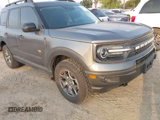 2023 Ford Bronco Sport Badlands z VIN 3FMCR9D96PRE29570, wystawiony jako IAAI lot #42149030 z przebiegiem 17 943 mil mil oraz . Historia ofert i sprzedaży dostępna na DreamBid. Obrazek 1.