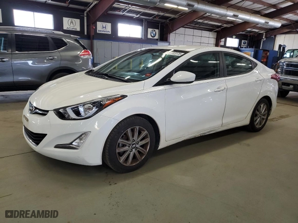 2014 Hyundai Elantra Limited with VIN 5NPDH4AE9EH487379, listed as a Copart auction lot 51732275 with 103,985 mi miles and Clean Title. Bid and sale history available at carsss.com. Image 1.