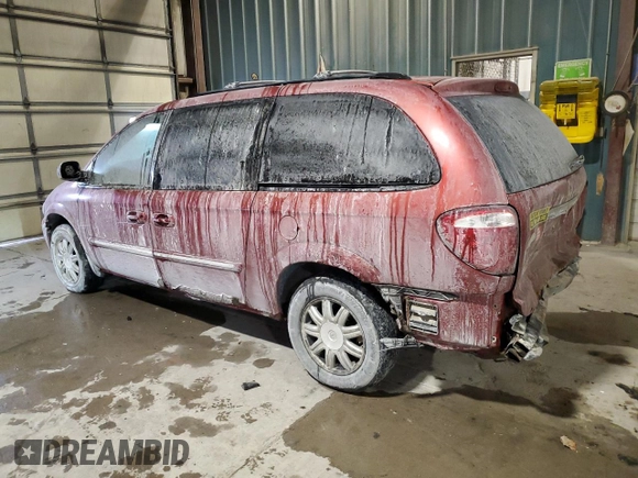 2007 Chrysler Town & Country Touring with VIN 2A4GP54L87R283527, listed as a Copart auction lot 42157815 with 124,655 mi miles and Salvage Title. Bid and sale history available at DreamBid. Image 2.