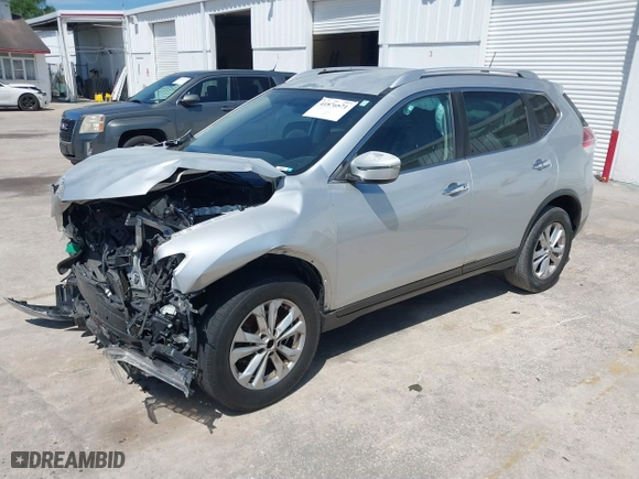 2016 Nissan Rogue SV with VIN KNMAT2MT6GP721274, listed as a IAAI auction lot 41876571 with 275,997 mi miles. Bid and sale history available at carsss.com. Image 18.