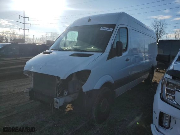 2013 Mercedes-Benz Sprinter Cargo Vans with VIN WD3PE8CC3D5744375, listed as a Copart auction lot 85637184 with 178,646 mi miles and Salvage Title. Bid and sale history available at carsss.com. Image 1.