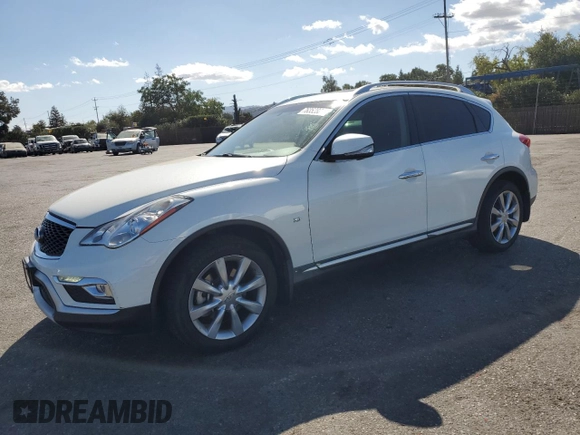 2016 Infiniti QX50 with VIN JN1BJ0RPXGM231063, listed as a Copart auction lot 76352804 with 95,889 mi miles and Salvage Title. Bid and sale history available at carsss.com. Image 1.