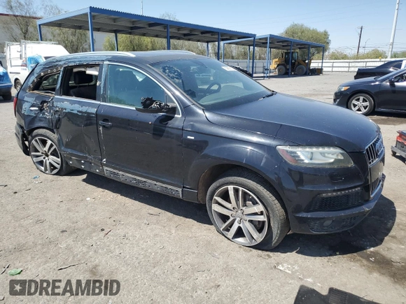 2011 Audi Q7 Prestige with VIN WA1WMAFE6BD008911, listed as a Copart auction lot 63856125 with Not provided miles and Salvage title. Bid and sale history available at DreamBid. Image 4.