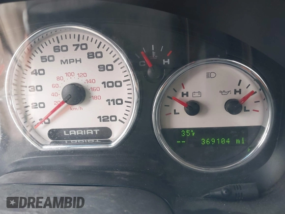 2006 Ford F-150 XL with VIN 1FTPX12V76NB86527, listed as a IAAI auction lot 41634438 with 369,104 mi miles. Bid and sale history available at carsss.com. Image 7.