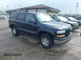 2005 Chevrolet Tahoe LS with VIN 1GNEK13T75J104358, listed as a IAAI auction lot 42456378 with 213,558 mi miles and . Bid and sale history available at DreamBid. Image 1.