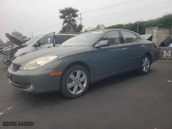 2005 Lexus ES 330 with VIN JTHBA30G355065017, listed as a Copart auction lot 53306655 with 93,192 mi miles and Salvage Title. Bid and sale history available at carsss.com. Image 1.