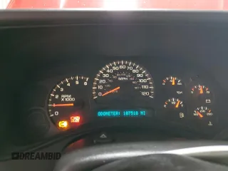 2005 GMC Sierra 1500 SLE with VIN 1GTEK14T35Z273334, listed as a Copart auction lot 61205445 with 107,518 mi miles and Salvage title. Bid and sale history available at DreamBid. Image 9.