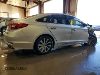 2016 Hyundai Sonata Sport with VIN 5NPE34AF6GH423783, listed as a Copart auction lot 42522245 with Not Provided miles and Salvage Title. Bid and sale history available at DreamBid. Image 3.