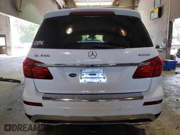 2015 Mercedes-Benz GL-Class GL 450 with VIN 4JGDF6EE4FA551232, listed as a Copart auction lot 63208413 with 64,852 mi miles. Bid and sale history available at carsss.com. Image 6.