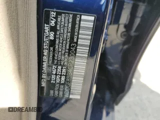2012 Mercedes-Benz C 300 Sport with VIN WDDGF8BB4CR230043, listed as a Copart auction lot 62987075 with 49,586 mi miles and Salvage title. Bid and sale history available at DreamBid. Image 12.
