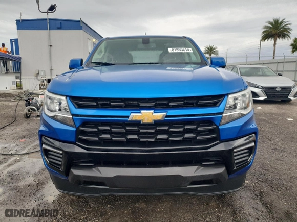 2022 Chevrolet Colorado 2WD LT with VIN 1GCGSCEA3N1298704, listed as a Copart auction lot 81859614 with 0 mi miles and Non Repairable. Bid and sale history available at carsss.com. Image 5.