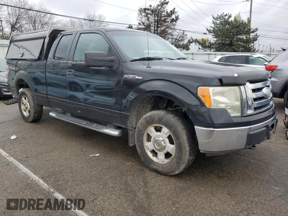 2009 Ford F-150 STX with VIN 1FTRX14849FB10391, listed as a Copart auction lot 51786125 with 263,228 mi miles and Salvage Title. Bid and sale history available at carsss.com. Image 4.